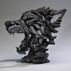 Edge Sculpture - Wolf Bust Timber