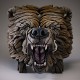 Edge Sculpture - Grizzly Bust