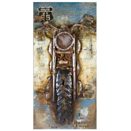 Metallbild - Motorcycle