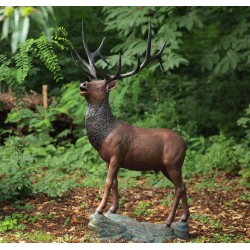 Bronzefiguren - Hirsch lebensgross