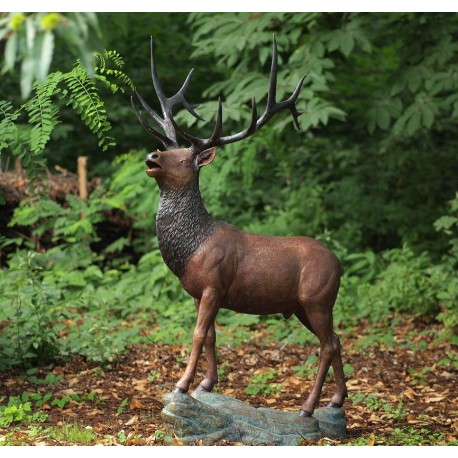 Bronzefiguren - Hirsch lebensgross