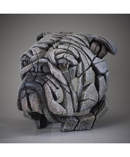 Edge Sculpture - Bulldog Bust white NEU