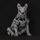 Edge Sculpture - Bull Terrier White NEU
