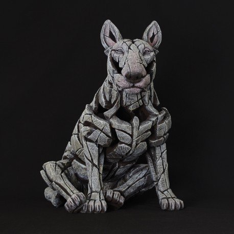 Edge Sculpture - Bull Terrier White NEU