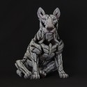 Edge Sculpture - Bull Terrier White 