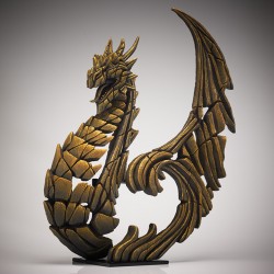 Edge Sculpture - Heraldic Dragon Golden NEU