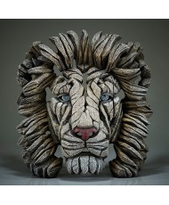 Edge Sculpture - Lion Bust White Lion NEU