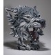 Edge Sculpture - Wolf Bust Grey