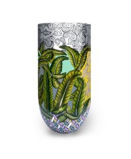 Toms Drag - Übertopf XL Leaves Silver Line